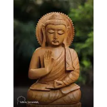 Wood Buddha Statue 